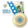 Australia RAM Card 2021 $1 One dollar coin - ROTARY CENTENARY Colour UNC