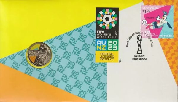 2023 FIFA Women's World Cup PNC RAM $1 Coin with envelope privy mark
