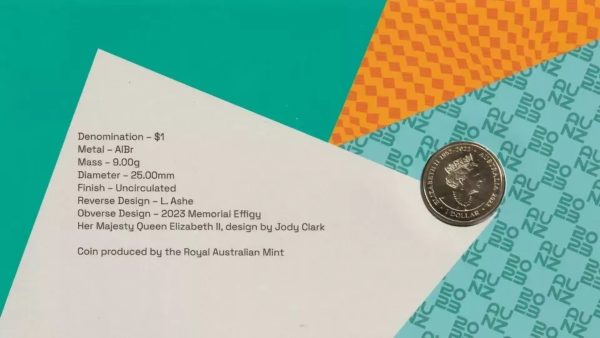 2023 FIFA Women's World Cup PNC RAM $1 Coin with envelope privy mark - Image 4