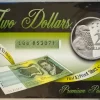 SHERWOOD 1988 $2 LAST  PREFIX NOTE & FIRST PROOF SILVER COIN #699