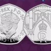 2023 The Coronation of His Majesty King Charles III UK 50p - Image 2