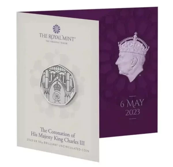 2023 The Coronation of His Majesty King Charles III UK 50p