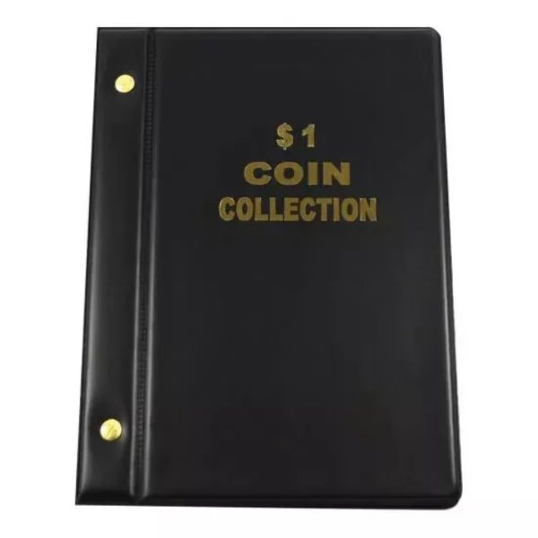 VST Australia $1 One Dollar Coin Album with mintages! - 6 Pages of 24 Pockets