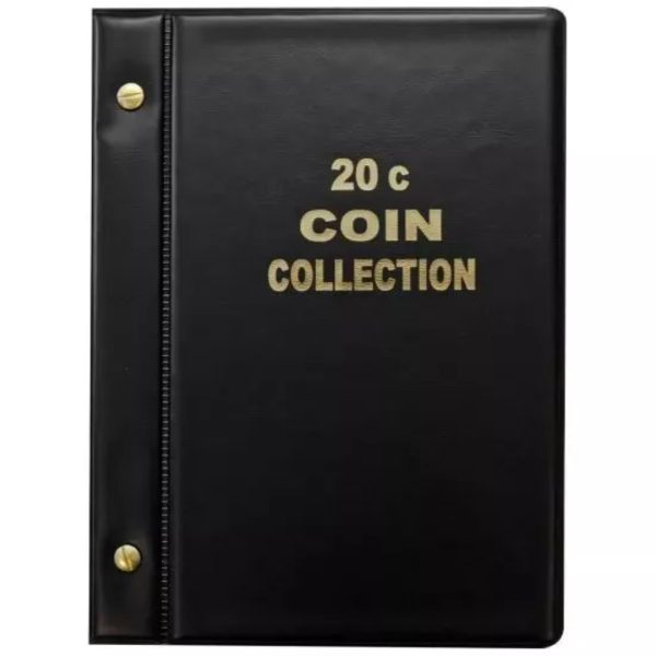 VST Australia 20c Twenty Cents Coin Album with mintages! - 6 Pages of 24 Pockets